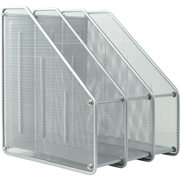 Metall Stehsammler Axent 3-in-1 2128-03-A, 250x290x310mm, silber