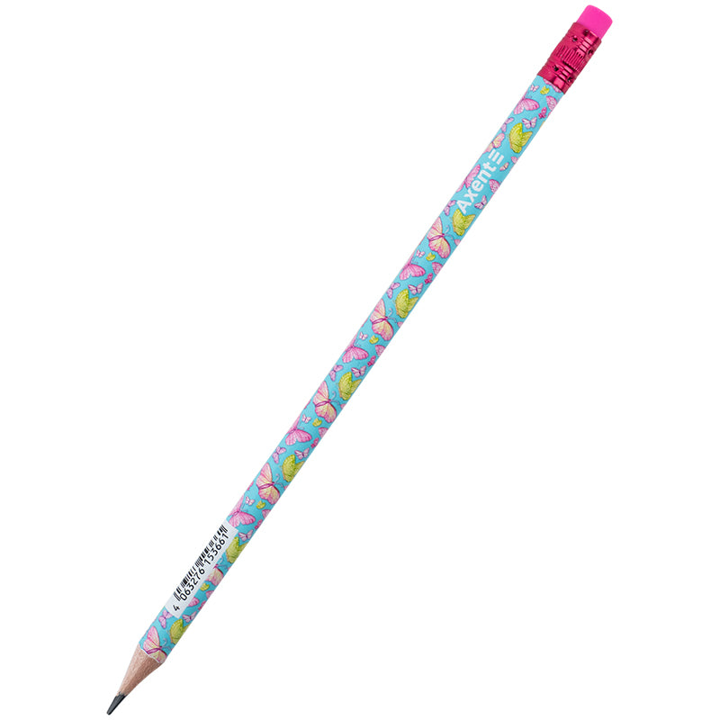 Graphitstift Axent Summer Butterly 9009-18-A, HB, 2,2 mm