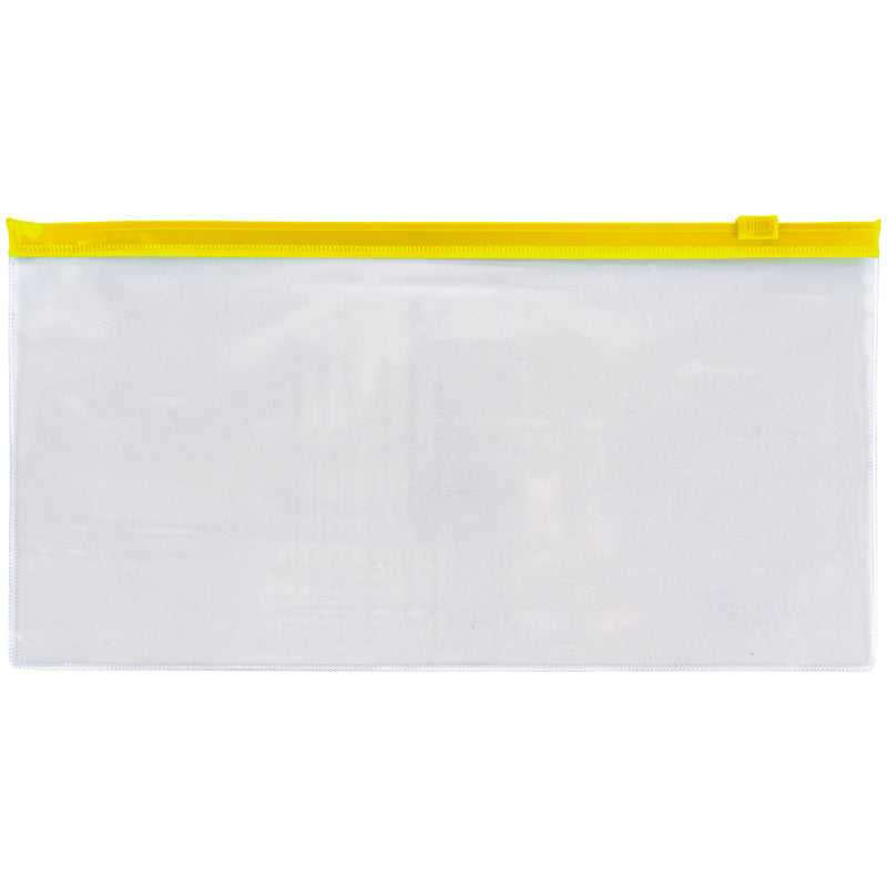 Envelope-folder zip-lock Axent 1409-26-A, DL, yellow