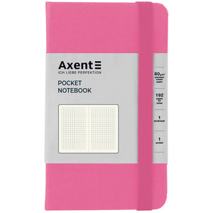 Notizbuch Axent Partner 8301-10-A, 95*140 mm, 96 Blätter, Zelle, rosa