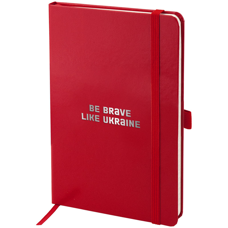 Notizbuch Axent Partner Bave 8201-03-2-A, 125x195 mm, 96 Blatt, Zelle, rot
