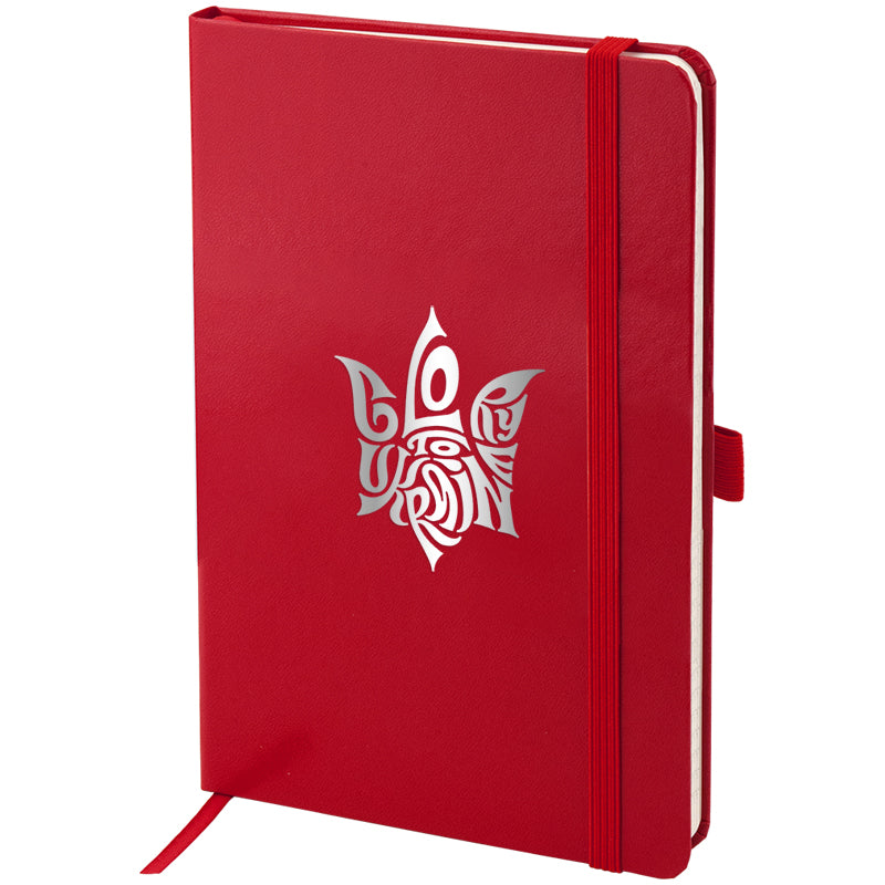 Notizbuch Axent Partner Glory 8201-03-3-A, 125x195 mm, 96 Blatt, Zelle, rot