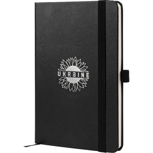 Notebook Axent Partner Sunflower 8201-01-4-A, 125*195 mm, 96 sheets,  squared, black