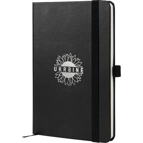 Notebook Axent Partner Sunflower 8201-01-4-A, 125*195 mm, 96 sheets,  squared, black