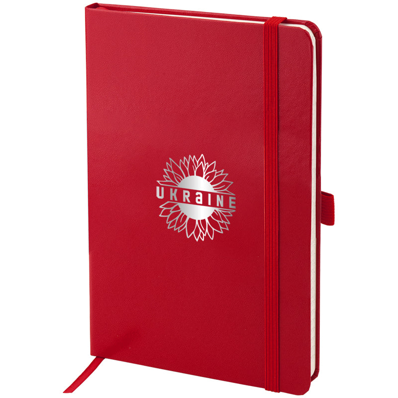 Notizbuch Axent Partner Sunflower 8201-03-4-A, 125x195 mm, 96 Blatt, Zelle, rot