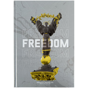 Notizbuch Axent Freedom 8422-550-A, A4, 96 Blatt, kariert, grau