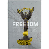 Notizbuch Axent Freedom 8422-550-A, A4, 96 Blatt, kariert, grau