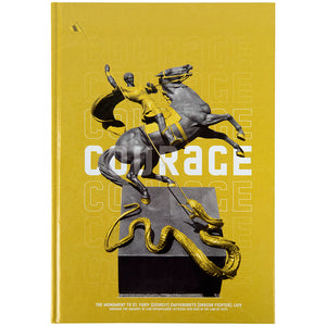 Notizbuch Axent Courage 8422-552-A, A4, 96 Blatt, liniert, gelb