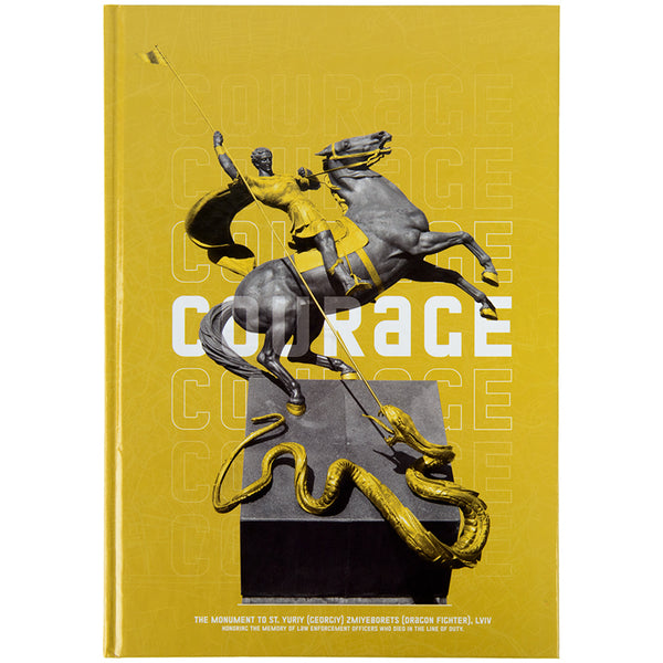 Notizbuch Axent Courage 8422-552-A, A4, 96 Blatt, liniert, gelb