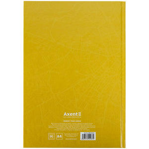 Notizbuch Axent Courage 8422-552-A, A4, 96 Blatt, liniert, gelb