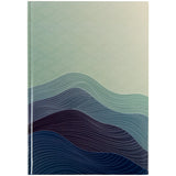 Notizbuch Axent Waves 8422-562-A, A4, 96 Blatt, kariert, blau