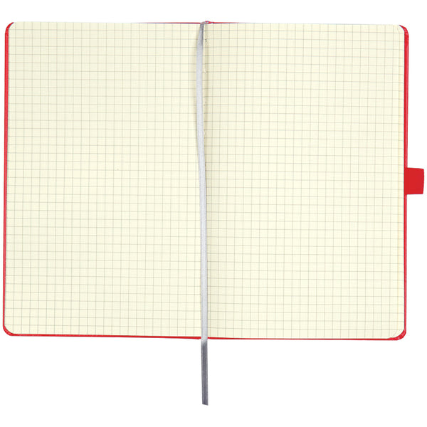 Notebook Axent Partner Lux Brave UA 8202-06-1-A, 125x195 mm, 96 sheets,  squared, red