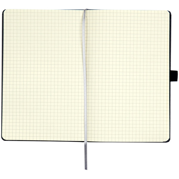 Notebook Axent Partner Lux Ukrainian 8202-01-4-A, 125x195 mm, 96 sheets,  squared, black