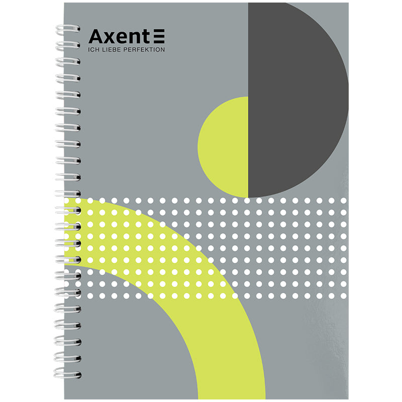 Spiral notebook Axent 8032-18-A, A5, 96 sheets, hard cover, №18