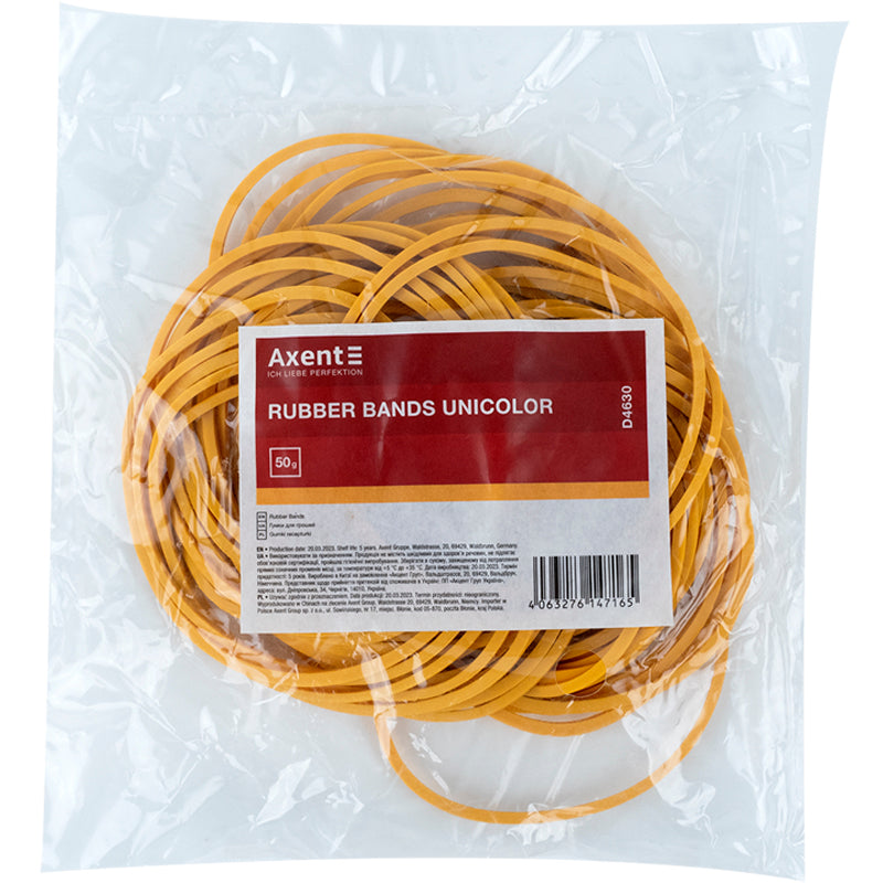 Gummiringe Axent Delta D4630, 50 g, Unicolor