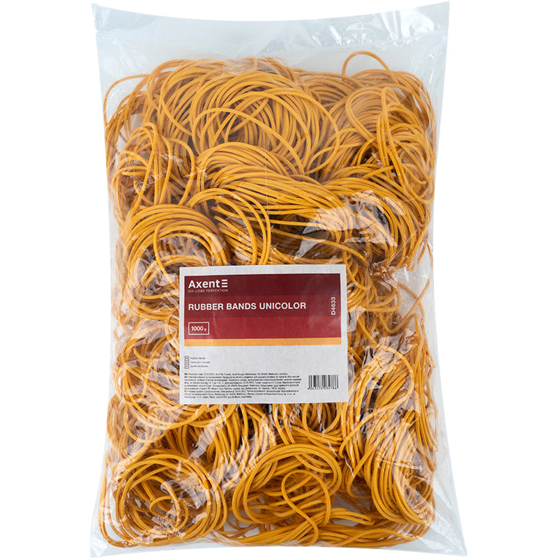 Gummiringe Axent Delta D4633, 1000 g, Unicolor