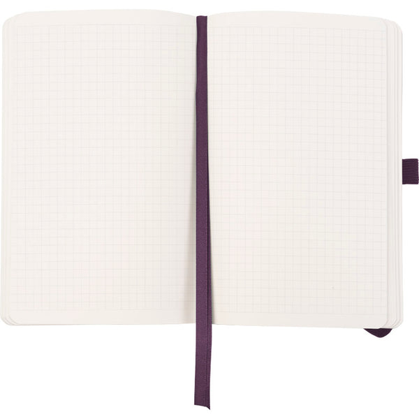 Notizbuch Axent Partner Soft Skin Tryzub 8616-02-3-A, 125x195 mm, 96 Blatt, Zelle, blau