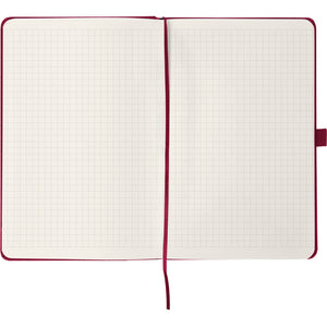 Notebook Axent Partner Glory 8201-46-4-A, 125x195 mm, 96 sheets,  squared, wine