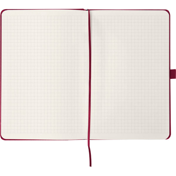 Notebook Axent Partner Glory 8201-46-4-A, 125x195 mm, 96 sheets,  squared, wine