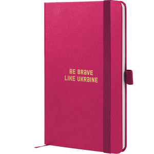 Notebook Axent Partner Brave 8201-50-1-A, 125x195 mm, 96 sheets,  squared, crimson