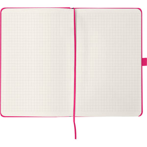 Notebook Axent Partner Brave 8201-50-1-A, 125x195 mm, 96 sheets,  squared, crimson