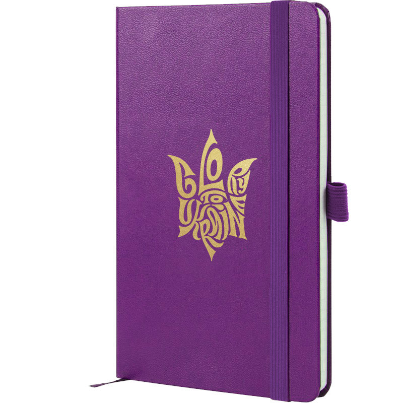 Notebook Axent Partner Glory 8201-17-4-A, 125x195 mm, 96 sheets,  squared, purple