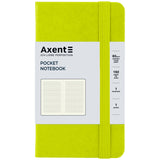 Notizbuch Axent Partner 8301-60-A, 95x150 mm, 96 Blatt, Zelle, Zitrone