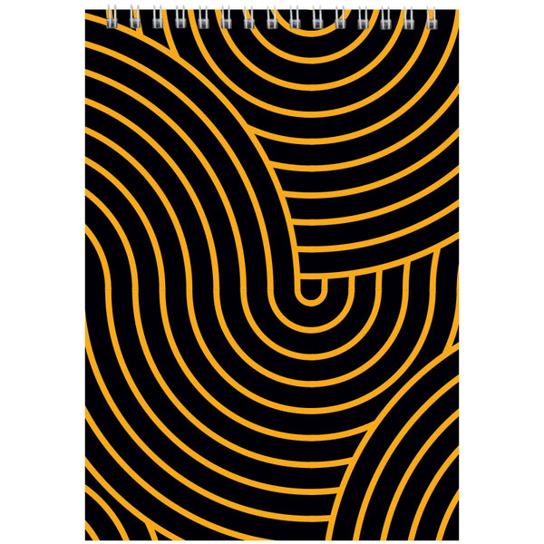 Spiral notebook Axent D8012-03, А5, 48 sheets, squared, yellow