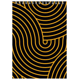Spiral notebook Axent D8012-03, А5, 48 sheets, squared, yellow