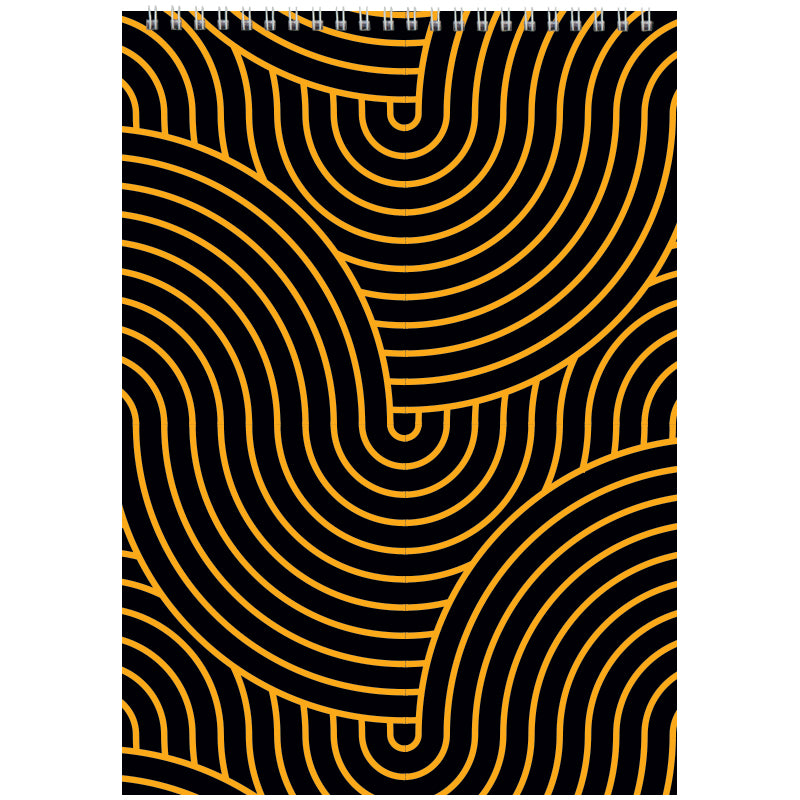 Spiralnotizbuch Axent D8013-03, А4, 48 Blatt, kariert, gelb