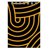 Spiralnotizbuch Axent D8014-03, А7, 48 Blatt, kariert, gelb