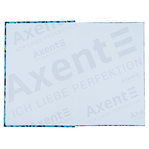 Notizbuch Axent Leopard 8422-554-A, A4, 96 Blatt, kariert, blau