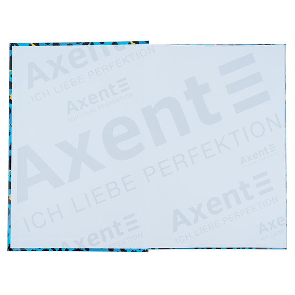 Notizbuch Axent Leopard 8422-554-A, A4, 96 Blatt, kariert, blau