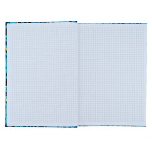 Notizbuch Axent Leopard 8422-554-A, A4, 96 Blatt, kariert, blau