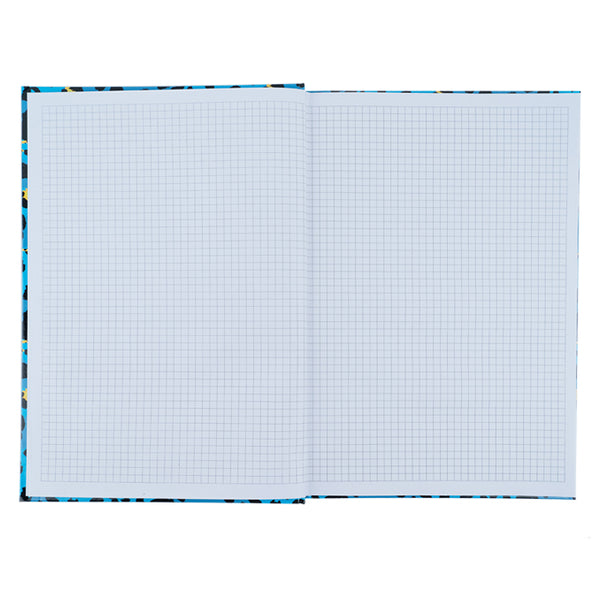 Notizbuch Axent Leopard 8422-554-A, A4, 96 Blatt, kariert, blau