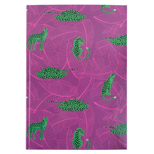 Notizbuch Axent Leopard 8422-555-A, A4, 96 Blatt, kariert, rosa