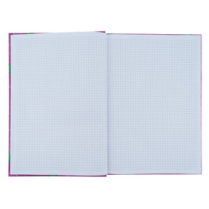 Notizbuch Axent Leopard 8422-555-A, A4, 96 Blatt, kariert, rosa