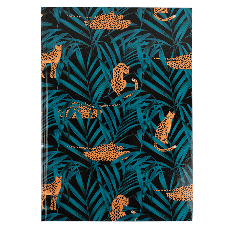 Notebook Axent Leopard 8422-556-A, А4, 96 sheets, squared, navy