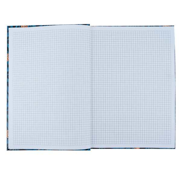Notizbuch Axent Leopard 8422-556-A, A4, 96 Blatt, kariert, navy blau