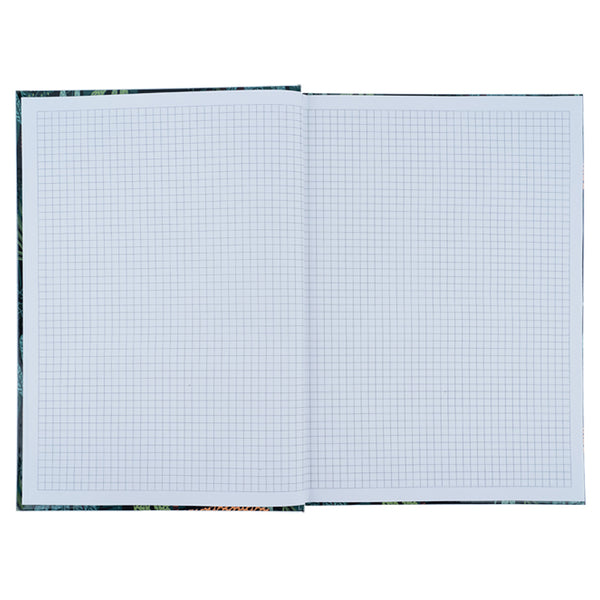 Notizbuch Axent Leopard 8422-557-A, A4, 96 Blatt, kariert, grün