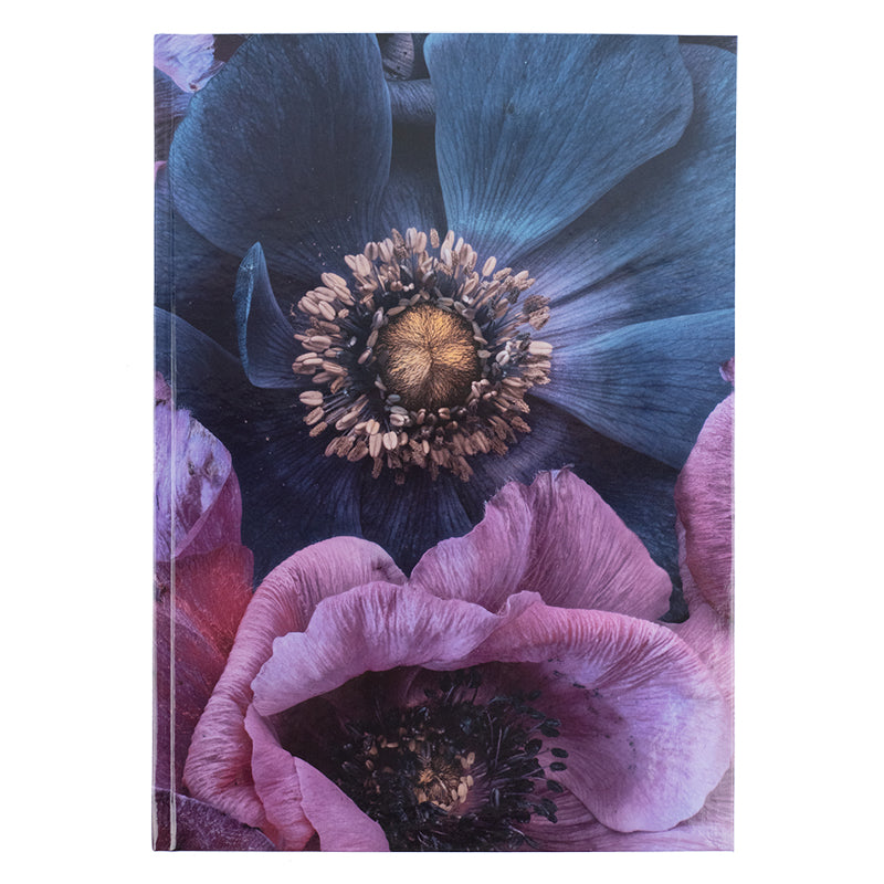 Notizbuch Axent Flora 8423-25-A, А4, 192 Blatt, kariert, lila
