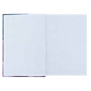 Notebook Axent Flora 8423-25-A, А4, 192 sheets, squared, purple