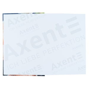 Notebook Axent Flora 8423-27-A, А4, 192 sheets, squared, yellow
