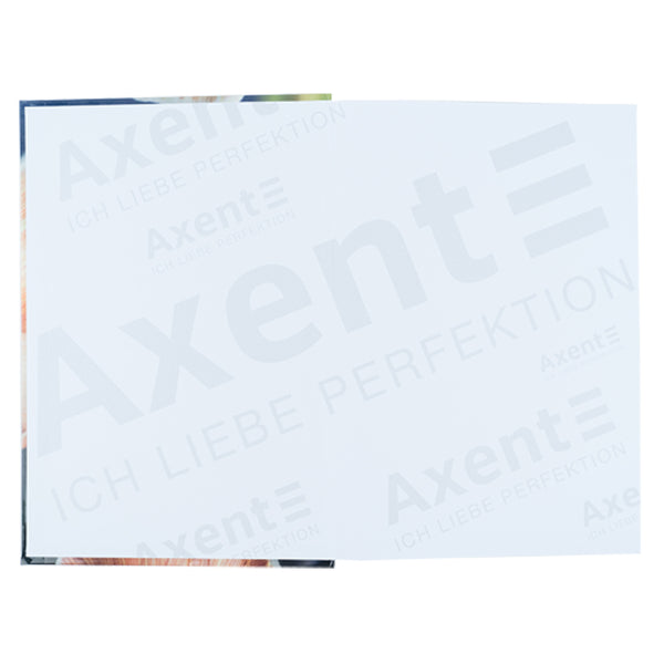 Notebook Axent Flora 8423-27-A, А4, 192 sheets, squared, yellow