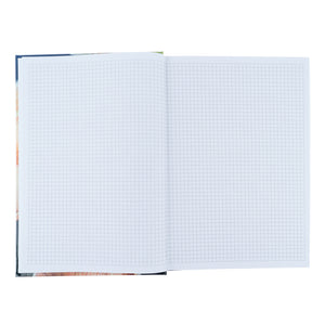 Notebook Axent Flora 8423-27-A, А4, 192 sheets, squared, yellow