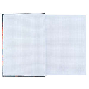 Notebook Axent Flora 8423-28-A, А4, 192 sheets, squared, orange