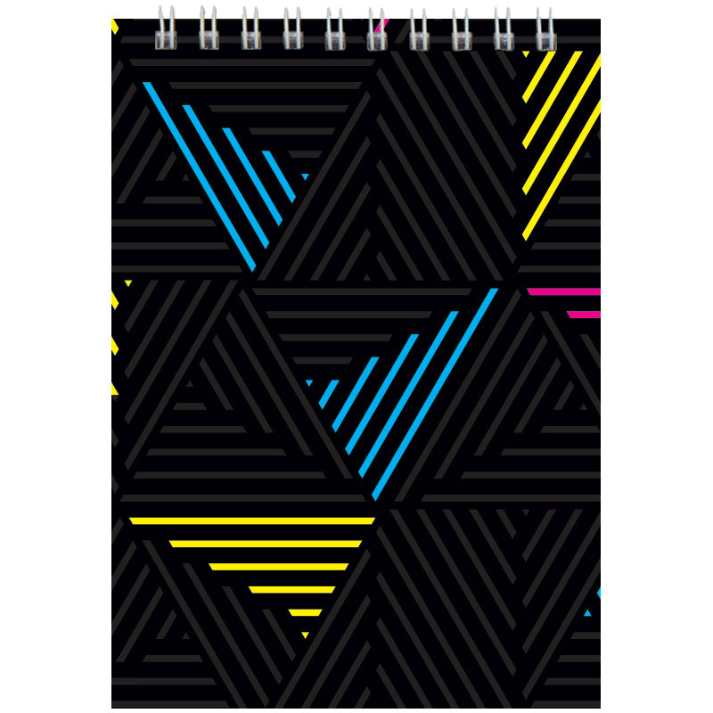 Spiralnotizbuch Axent D8011-04, А6, 48 Blatt, kariert, neon