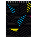 Spiralnotizbuch Axent D8011-04, А6, 48 Blatt, kariert, neon