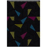 Spiralnotizbuch Axent D8013-04, А4, 48 Blatt, kariert, neon