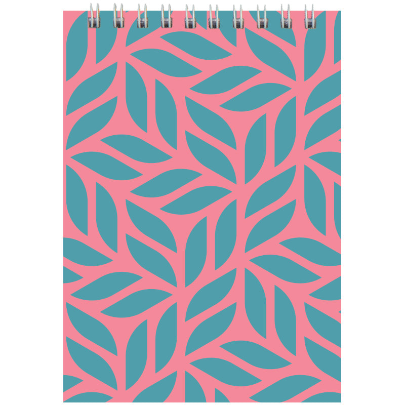 Spiralnotizbuch Axent D8011-05, А6, 48 Blatt, kariert, rosa
